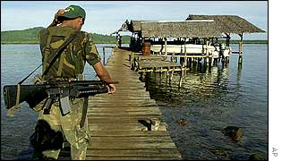 Filipino soldier, Basilan island