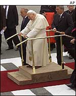 Pope John Paul II at Baku airport