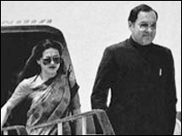 सोनिया और राजीव गाँधी