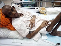 Paciente com Aids em Bangcoc