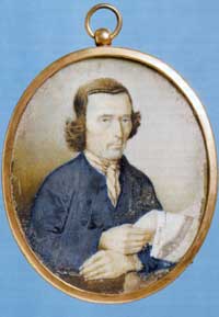 Portread o William Edwards gan Thomas Hill yn y llyfr